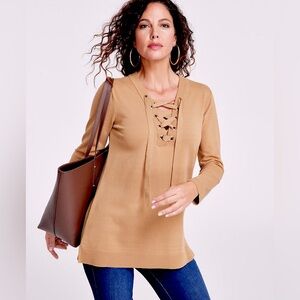 I.N.C. Lace Up Tunic